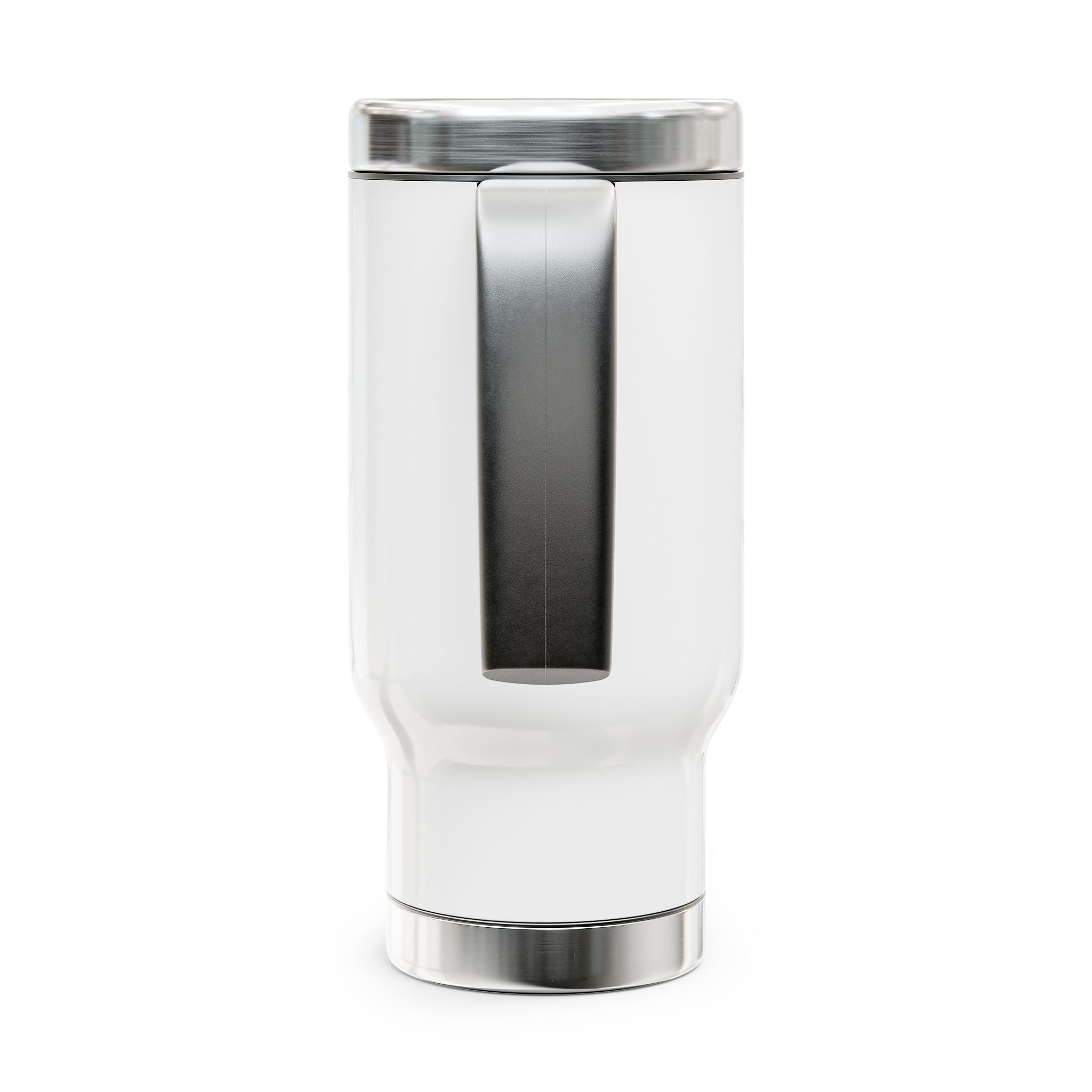 DEATH KILLER Stainless Steel Travel Mug with Handle, 14oz